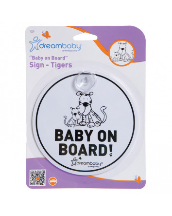 Tiger Baby On Board Sign
