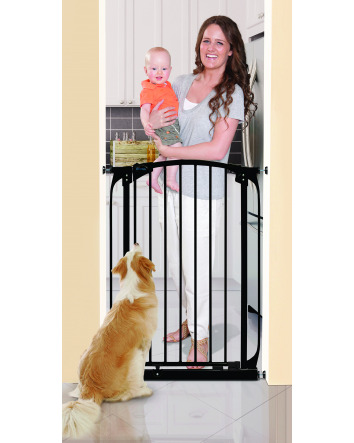 Chelsea Xtra-Tall Auto-Close Security Gate - Black